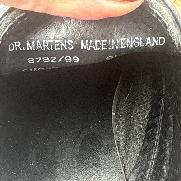 The Original Dr. Martens Shoes Oxford MADE IN ENGLAND Black Size 5 8782 Leather main image 5
